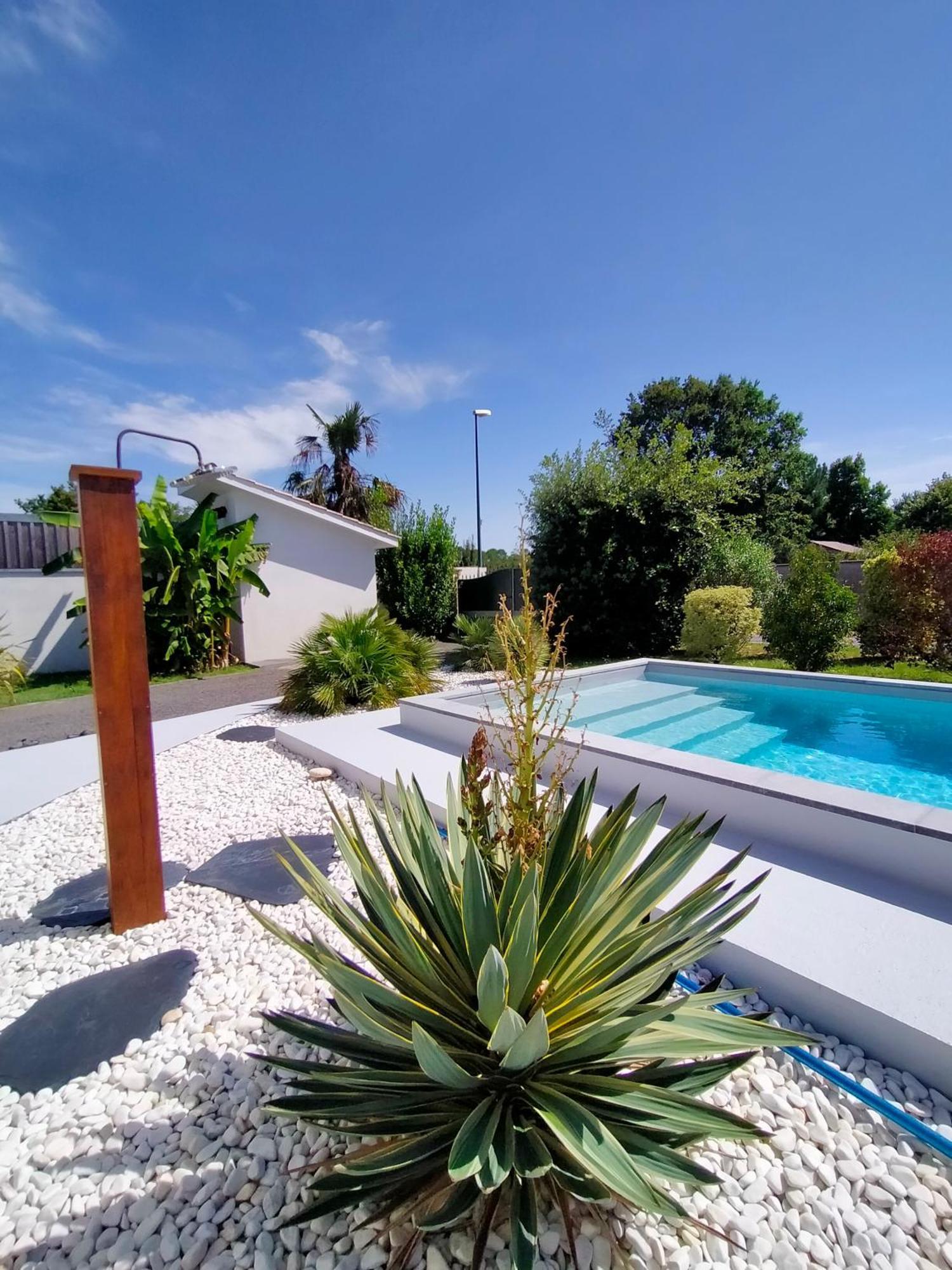 GÎTE LE PADDLE 2 pers 15 min océan 35 min Bordeaux jardin parking wifi Brach Buitenkant foto